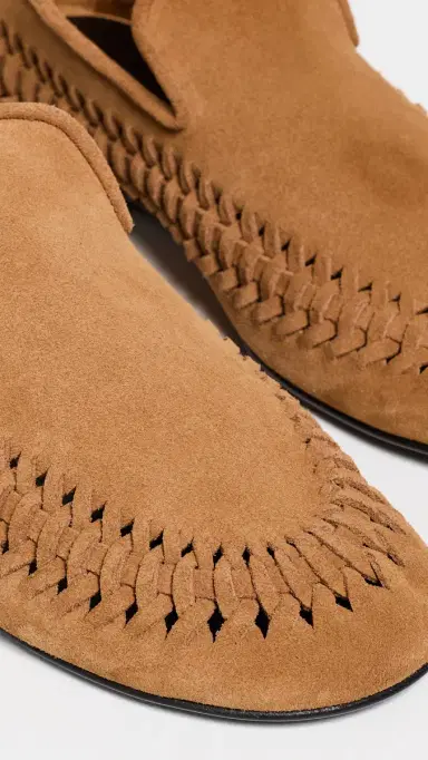 Proenza Schouler Whip Loafers In Calfsuede Desert | Thumbnail 6