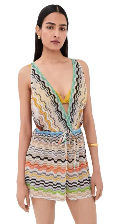 Missoni Short Coverup Romper SMSNP-Multi 40 | Thumbnail 1 Missoni Short Coverup Romper SMSNP-Multi 40 | Thumbnail 1