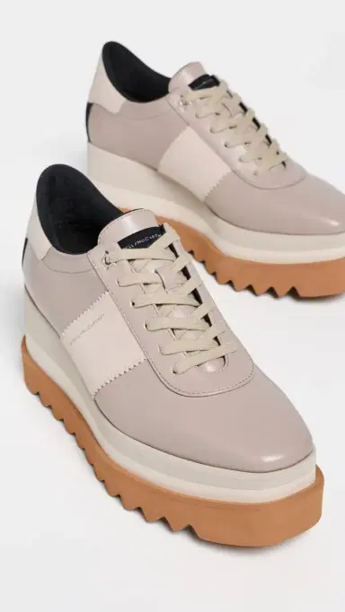 Stella McCartney Sneakelyse Grainy Eco Alter Mat + Suede W/ Micro Outsole Moss | Thumbnail 5 Stella McCartney Sneakelyse Grainy Eco Alter Mat + Suede W/ Micro Outsole Moss | Thumbnail 5