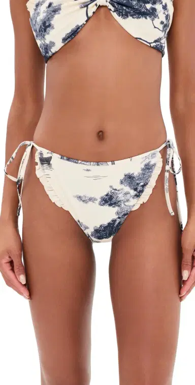 HUNTER BELL Belize Bikini Bottoms Bermuda Toile S | Thumbnail 1