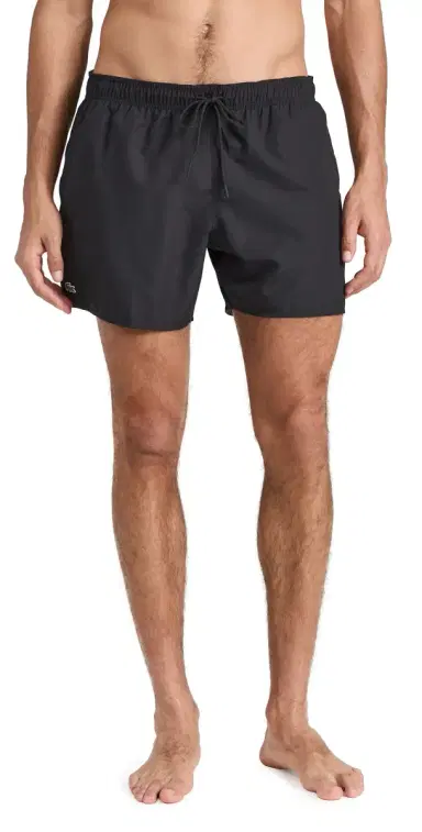 Lacoste Quick-Dry Swim Shorts 5 Black/Green L | Thumbnail 1
