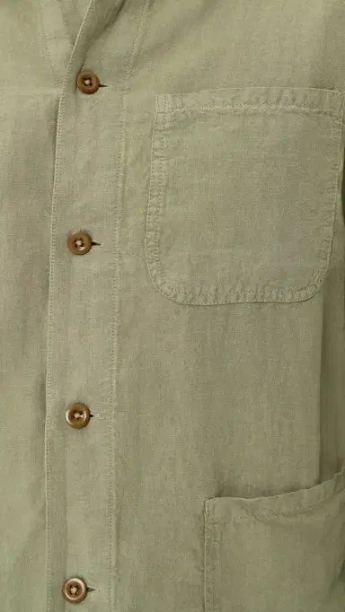 Polo Ralph Lauren Original Label Linen Chore Jacket Sage Green M | Thumbnail 6