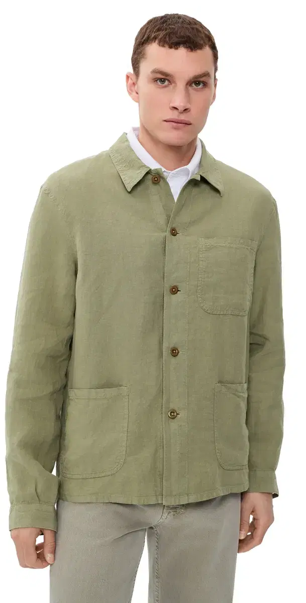 Polo Ralph Lauren Original abel inen Chore Jacket Sage Green