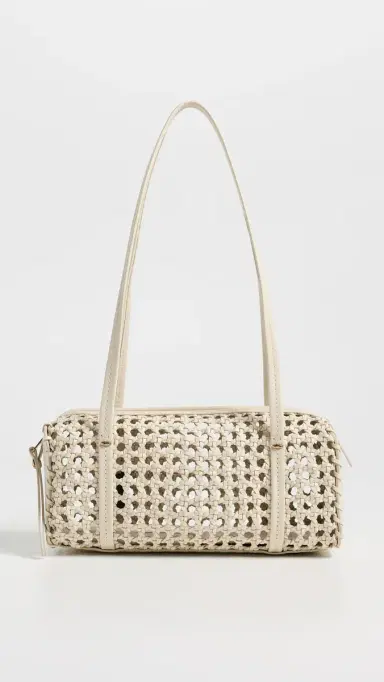 Madewell The Brioche Mini Shoulder Bag In Open Leather Cloud Lining One Size | Thumbnail 2