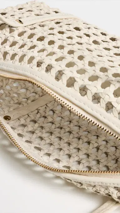 Madewell The Brioche Mini Shoulder Bag In Open Leather Cloud Lining One Size | Thumbnail 6