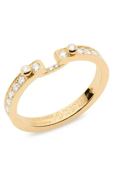 NOUVEL HERITAGE Diamond PM Tuxedo Eternity Mood Ring | Thumbnail 1 NOUVEL HERITAGE Diamond PM Tuxedo Eternity Mood Ring | Thumbnail 1