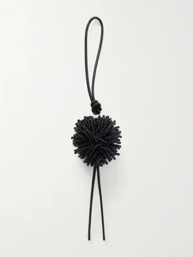 Loewe Hedgehog Bead-embellished Wool-felt And Leather Bag Charm | Thumbnail 3 Loewe Hedgehog Bead-embellished Wool-felt And Leather Bag Charm | Thumbnail 3