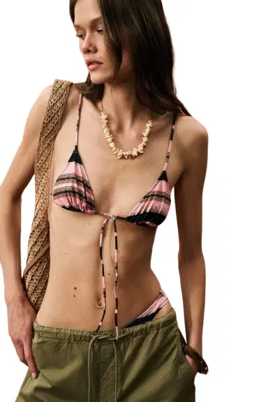 Heavy Manners for FWRD Triangle Front Tie Bikini Top | Thumbnail 1 Heavy Manners for FWRD Triangle Front Tie Bikini Top | Thumbnail 1