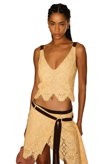 The Attico for FWRD Lace Top | Thumbnail 1 The Attico for FWRD Lace Top | Thumbnail 1