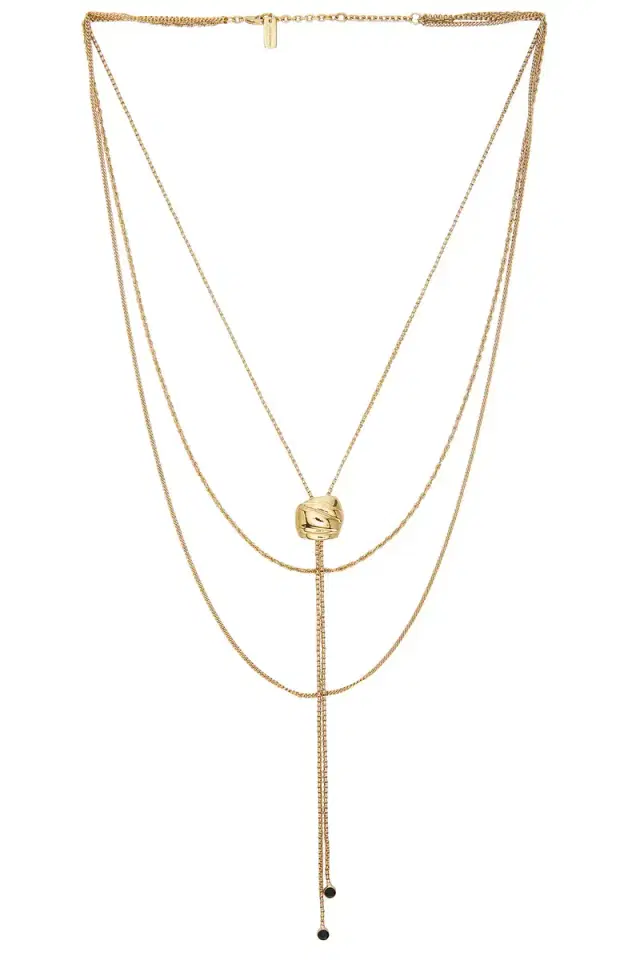 Chloe Shell Lariat Necklace