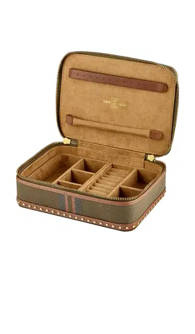 Wolf Ida Travel Zip Jewelry Case With Handle | Thumbnail 5 Wolf Ida Travel Zip Jewelry Case With Handle | Thumbnail 5