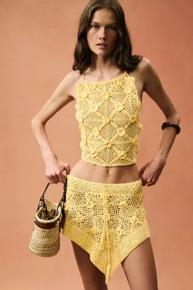 éliou For Fwrd Manandana Crochet Top | Thumbnail 1
