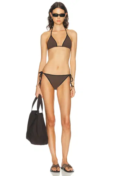 TOTEME Stripe Tie Bikini Bottom | Thumbnail 4 TOTEME Stripe Tie Bikini Bottom | Thumbnail 4