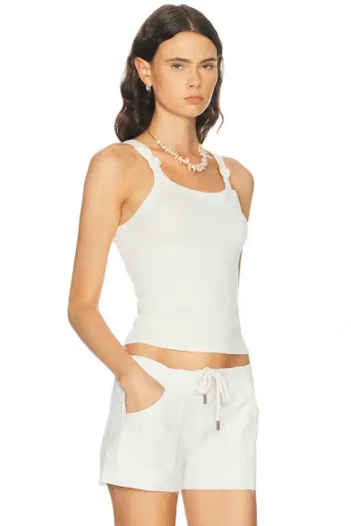 RE/DONE Knotted Ribbed Tank | Thumbnail 2 RE/DONE Knotted Ribbed Tank | Thumbnail 2