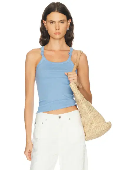 RE/DONE Knotted Ribbed Tank | Thumbnail 1