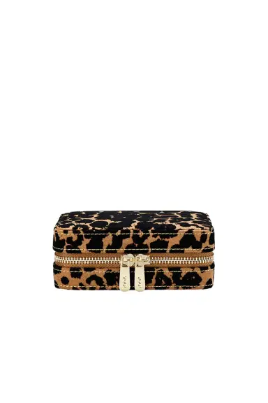 Wolf Savanna Print Zip Travel Case | Thumbnail 2
