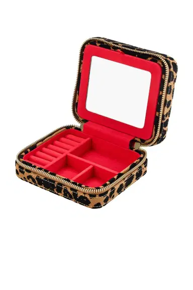 Wolf Savanna Print Zip Travel Case | Thumbnail 1