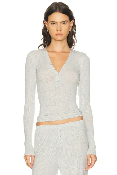 Negative Underwear Whipped Henley Top | Thumbnail 1