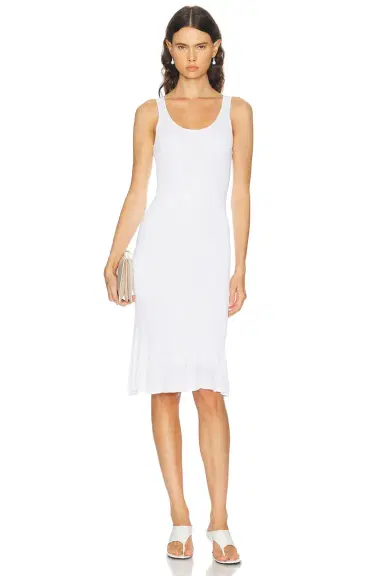 TOTEME Fluted Hem Dress | Thumbnail 1 TOTEME Fluted Hem Dress | Thumbnail 1