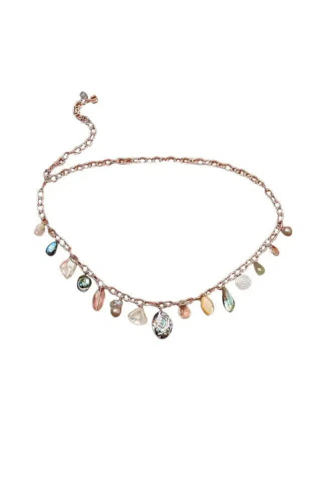 CHAN LUU for FWRD Stoned Pendant Belt