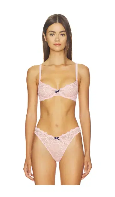 Fleur du Mal Bianca Lace Balconette Bra | Thumbnail 1 Fleur du Mal Bianca Lace Balconette Bra | Thumbnail 1