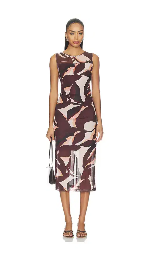 Desire More Mesh Cinch Dress