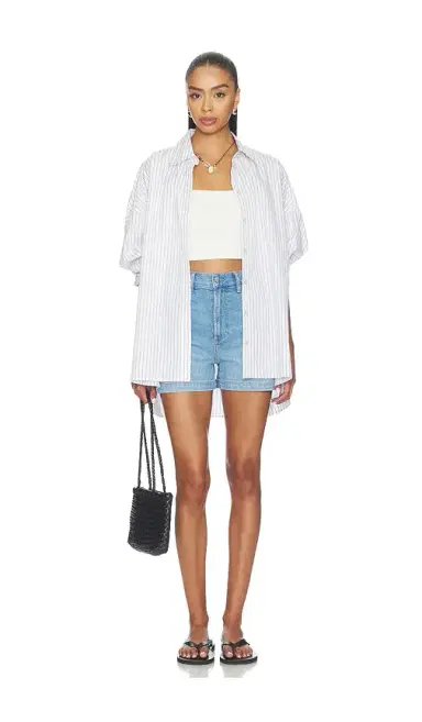 Pistola Aoki High Rise A-Line Shorts | Thumbnail 5