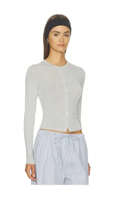 Skims Sheer Modal Cardigan | Thumbnail 2