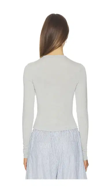 Skims Sheer Modal Cardigan | Thumbnail 3