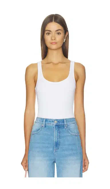 L'Agence Nica Scoop Neck Tank Bodysuit | Thumbnail 1