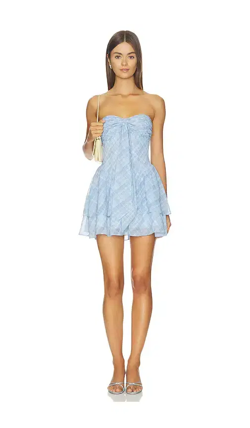 MORE TO COME Dara Strapless Mini Dress