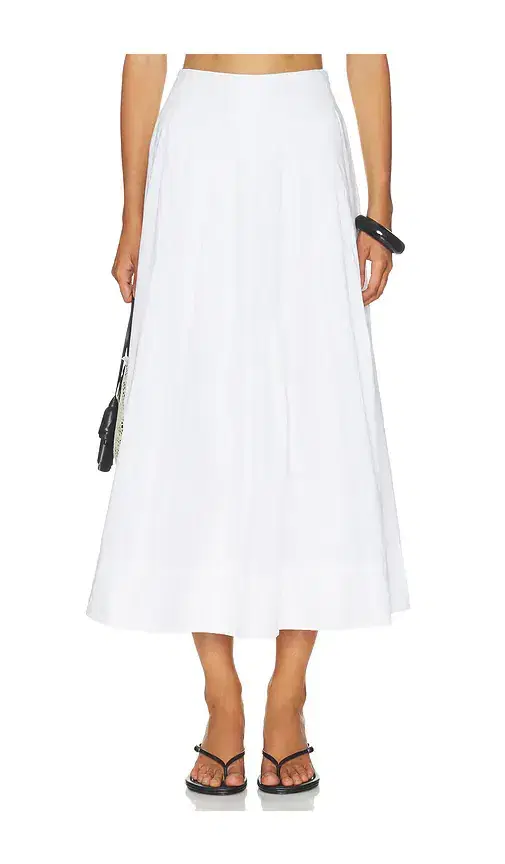 Julie Pleated Poplin Skirt Julie Pleated Poplin Skirt
