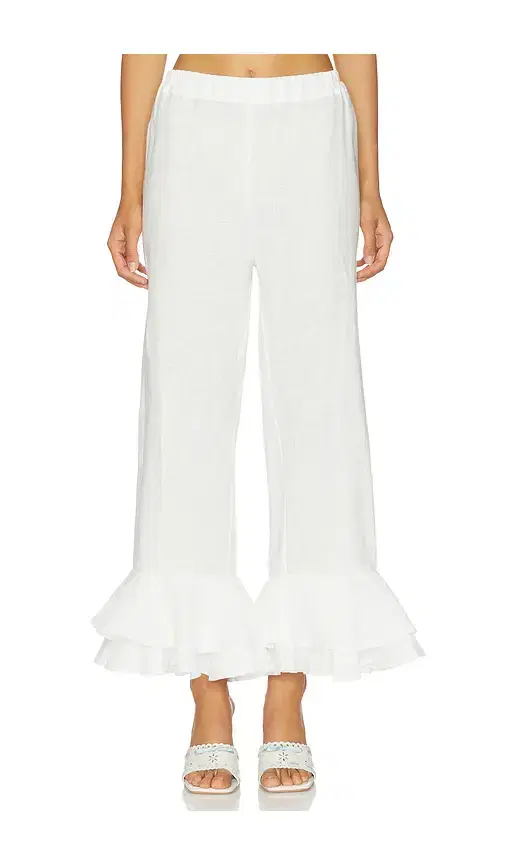 Sleeper Cha-cha Linen Lounge Pants With Headscarf