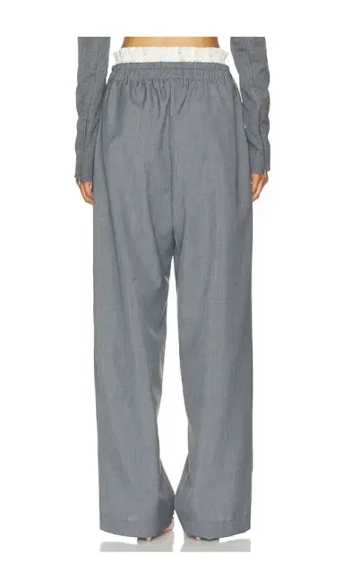 Milkwhite Double Waistband Floral Pant | Thumbnail 4 Milkwhite Double Waistband Floral Pant | Thumbnail 4