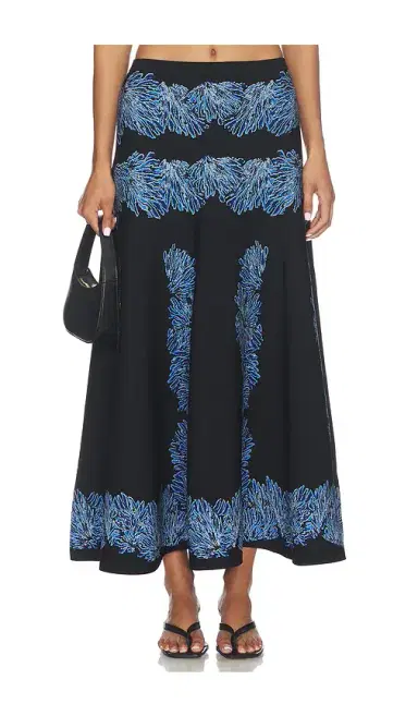 Ulla Johnson Alessia Knit Jacquard Skirt | Thumbnail 1 Ulla Johnson Alessia Knit Jacquard Skirt | Thumbnail 1