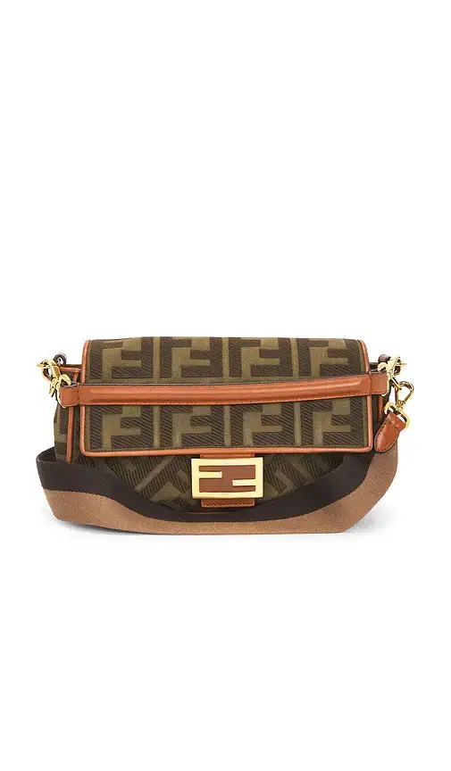 Fendi Zucca Baguette NM Shoulder Bag