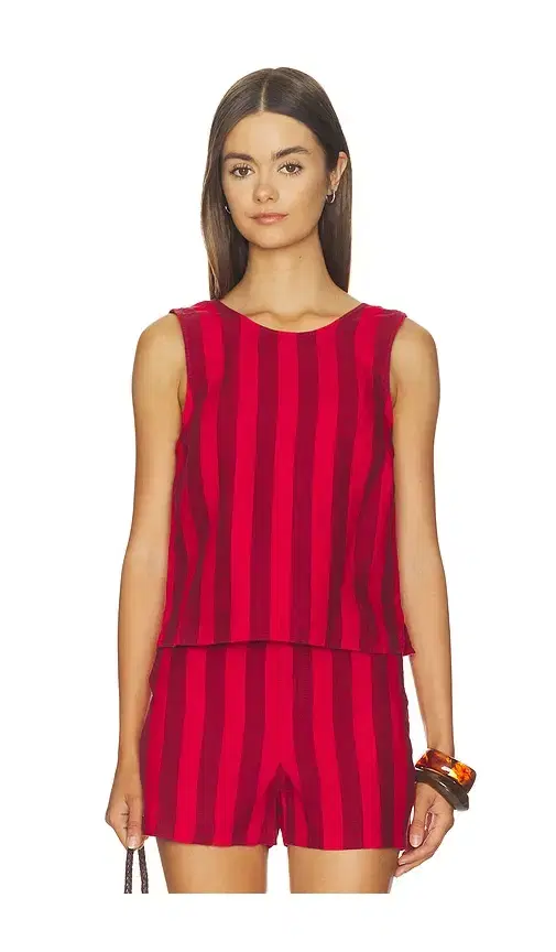 Tie Back Shell Top