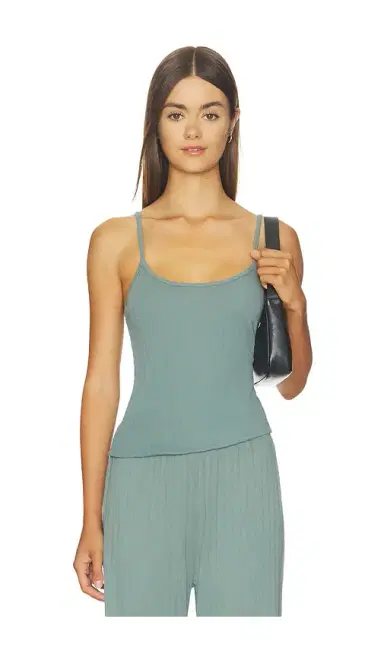 DONNI. The Pointelle Cami Tank | Thumbnail 1 DONNI. The Pointelle Cami Tank | Thumbnail 1