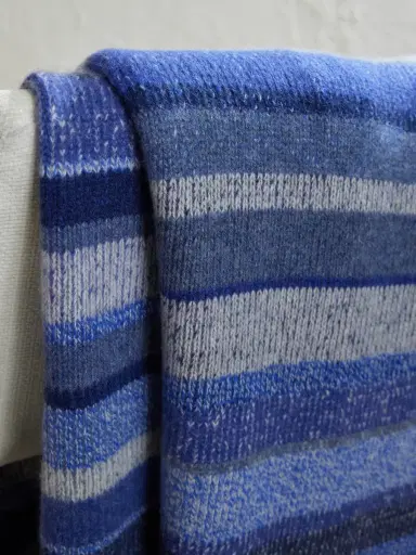 The Elder Statesman Striped Knitted Cashmere Blanket - Men | Thumbnail 3 The Elder Statesman Striped Knitted Cashmere Blanket - Men | Thumbnail 3