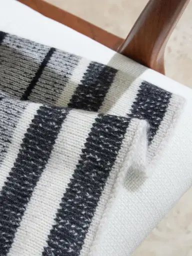 The Elder Statesman Striped Knitted Cashmere Blanket - Men | Thumbnail 3