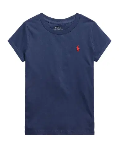 Polo Ralph Lauren Girl's Logo Embroidered T-Shirt | Thumbnail 1