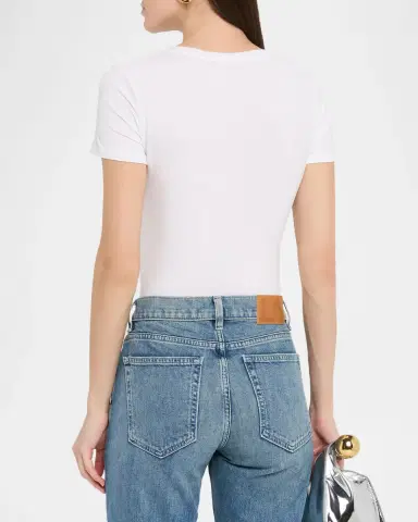 MAJESTIC FILATURES Soft Touch Short-Sleeve V-Neck Top | Thumbnail 3 MAJESTIC FILATURES Soft Touch Short-Sleeve V-Neck Top | Thumbnail 3