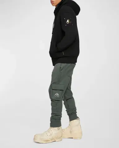 Moose Knuckles Men's Linden Bunny Icon Zip Hoodie | Thumbnail 2 Moose Knuckles Men's Linden Bunny Icon Zip Hoodie | Thumbnail 2
