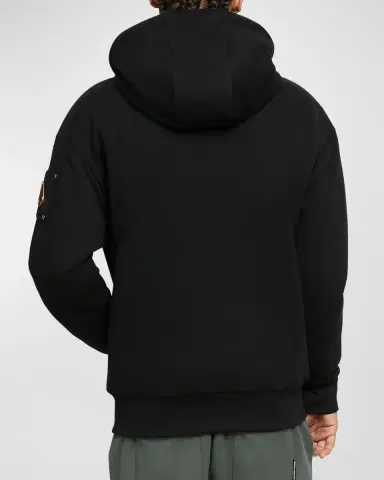 Moose Knuckles Men's Linden Bunny Icon Zip Hoodie | Thumbnail 3 Moose Knuckles Men's Linden Bunny Icon Zip Hoodie | Thumbnail 3
