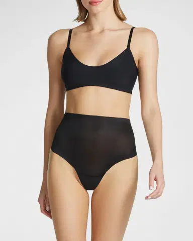 Commando Featherlight Control High-Rise Smoothing Thong | Thumbnail 2