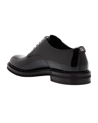 Dolce & Gabbana Men's Patent Leather Derby Shoes | Thumbnail 1