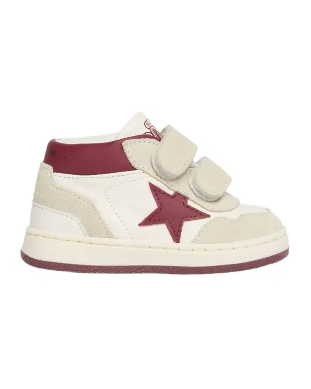 Boy 's June Two-Toned Leather Sneakers, Baby