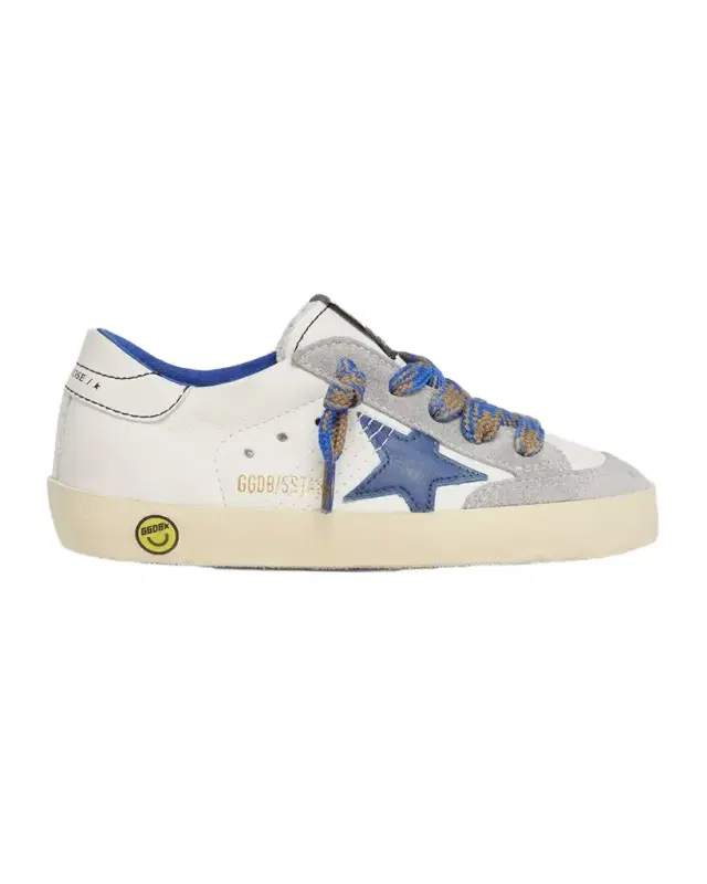Boy 's Boy 's Super Star Young Leather and Suede Sneakers, Toddlers/Kids