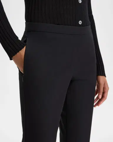 Theory Thaniel Slim Cropped Stretch Pants | Thumbnail 4 Theory Thaniel Slim Cropped Stretch Pants | Thumbnail 4