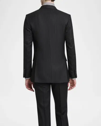 Givenchy Men's Double-Breasted Pinstripe Sport Coat | Thumbnail 2